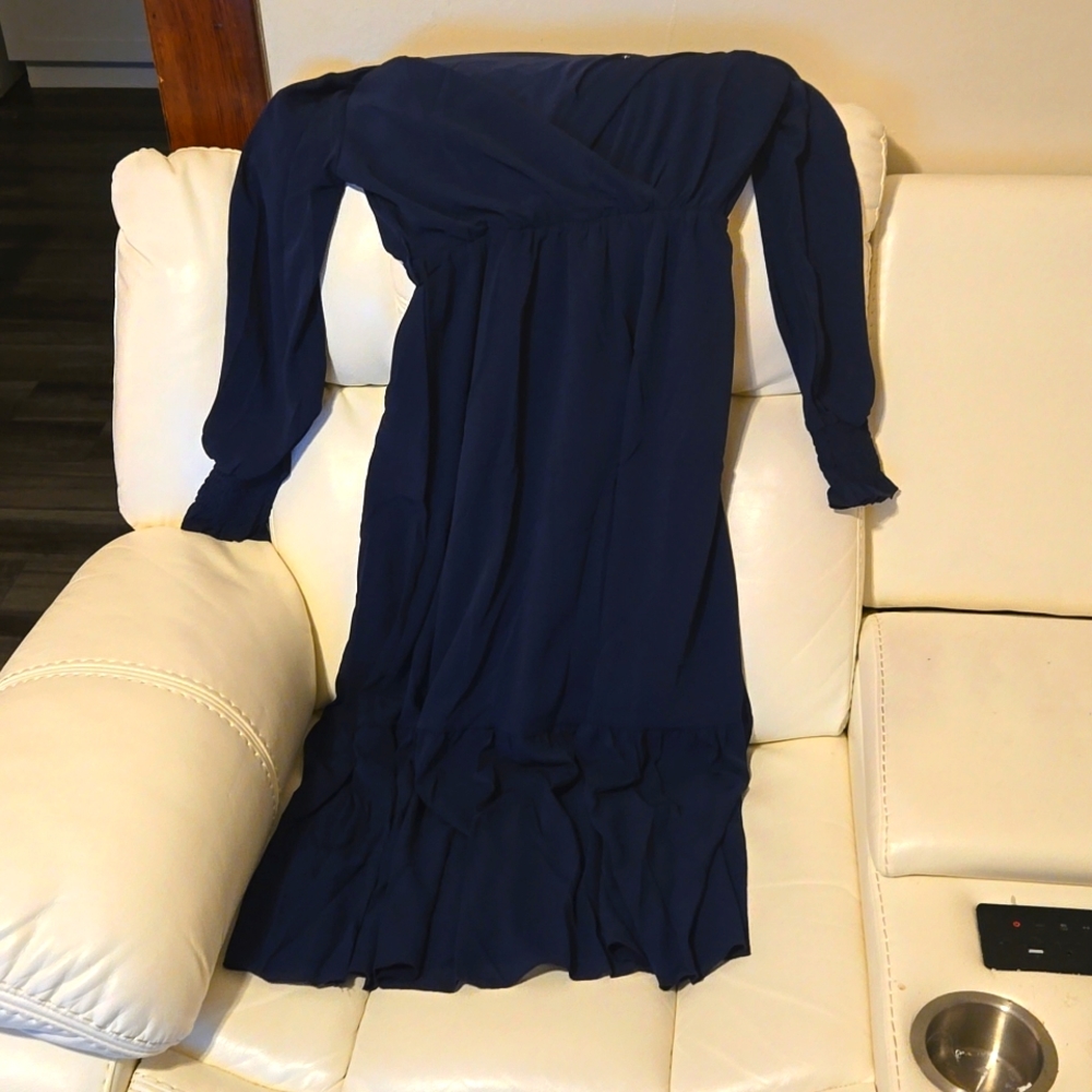 Blue dress